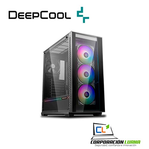 CASE DEEPCOOL MATREXX 70 ( ADD-RGB 3F ) S/FUENTE | NEGRO | VIDRIO TEMPLADO | USB 3.0