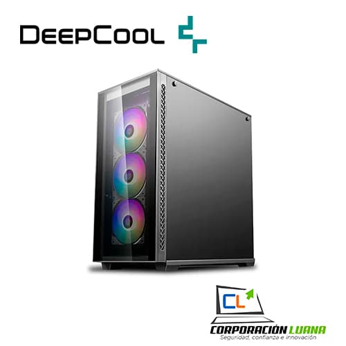 Imagen de CASE DEEPCOOL MATREXX 70 ( ADD-RGB 3F ) S/FUENTE | NEGRO | VIDRIO TEMPLADO | USB 3.0