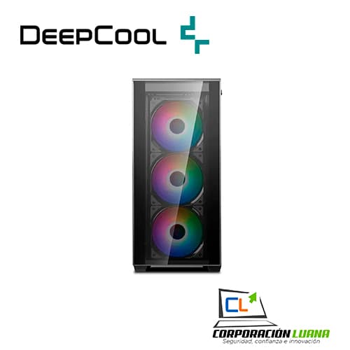 Imagen de CASE DEEPCOOL MATREXX 70 ( ADD-RGB 3F ) S/FUENTE | NEGRO | VIDRIO TEMPLADO | USB 3.0