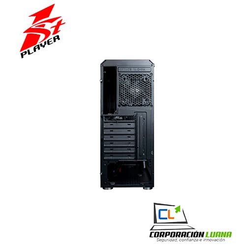 Imagen de CASE 1STPLAYER RAINBOW R3-A ( R3-A ) S/ FUENTE | 1 PANEL VIDRIO | LED -RGB