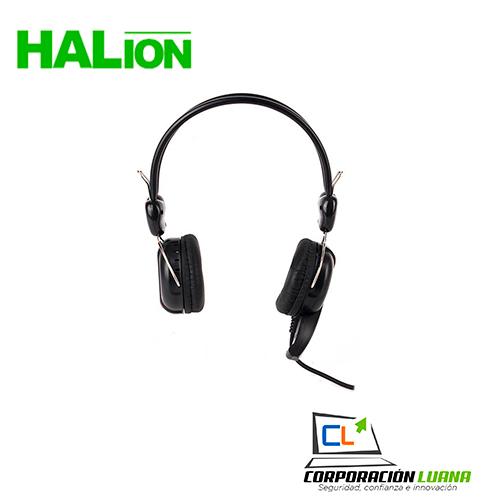 AUDIFONOS C/MICROFONO HALION ( T15 ) NEGRO/ROJO