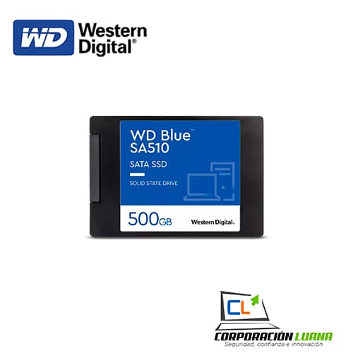 Imagen de SSD WESTERN DIGITAL BLUE SA510 500GB ( WDS500G3B0A ) SATA 2.5" | 6GB/S