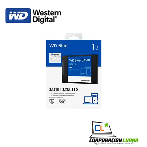 SSD WESTERN DIGITAL BLUE SA510 1TB ( WDS100T3B0A ) SATA 2.5" | 6GB/S