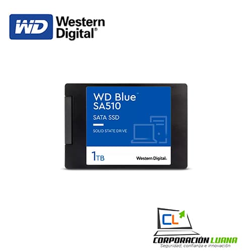 Imagen de SSD WESTERN DIGITAL BLUE SA510 1TB ( WDS100T3B0A ) SATA 2.5" | 6GB/S