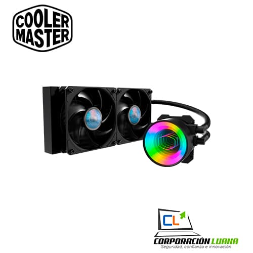 Imagen de REFRIGERACION LIQUIDA COOLER MASTER MASTERLIQUID ML240 ( MLX-D24M-A18PK-R1 ) MIRROR | ARGB