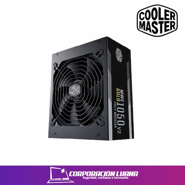 FUENTE DE PODER COOLER MASTER MWE 1050W GOLD V2 ( MPE-A501-AFCAG-U2 ) FULL MODULAR