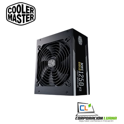 Foto del producto FUENTE DE PODER COOLER MASTER MWE 1250W GOLD V2 ( MPE-C501-AFCAG-U2 ) FULL MODULAR