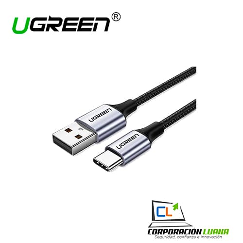 Imagen de USB-A TO USB-C FAST CARGA 480MBPS CABLE 2M UGREEN ( 60128 )