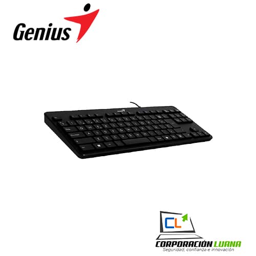 Imagen de TECLADO GENIUS LUXMATE 110 ( 31300012401 ) SP | USB BLACK