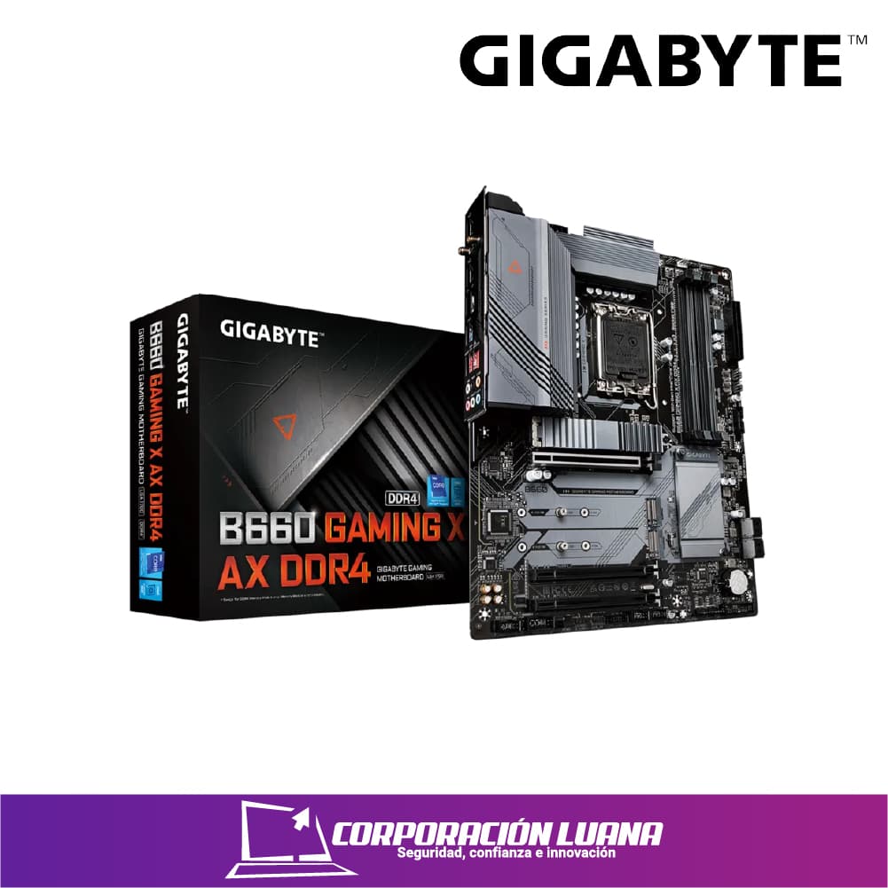 Foto del producto MOTHERBOARD GIGABYTE B660 GAMING X AX DDR4 ( B660M G X AX DDR4 ) LGA 1700