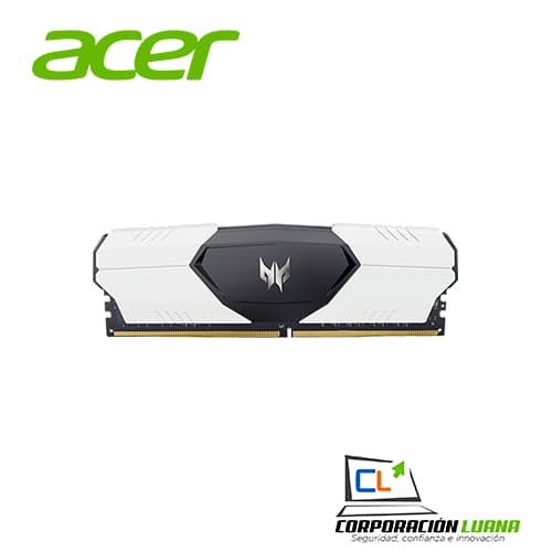 MEMORIA RAM PREDATOR TALOS 16GB 3600 MHZ ( BL.9BWWR.214 ) DDR4 | BLANCO - NEGRO