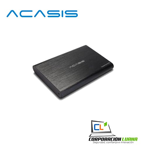 Foto del producto CASE ACASIS PARA DISCO DURO SATA 2.5 ( FA-08US ) ALUMINIO NEGRO