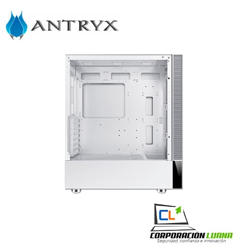 Imagen de CASE ANTRYX RX 460 MESH WHITE ( AC-RX460MW ) S/FUENTE | X3 FAN | TEMPLADO