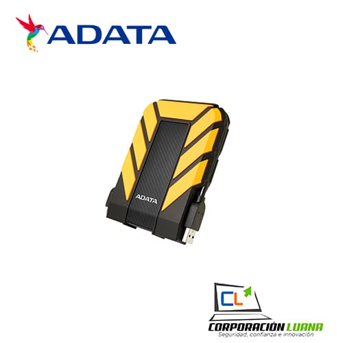 DISCO DURO EXTERNO ADATA 2TB HD710 PRO ( AHD710P-2TU31-CYL ) NEGRO C/ AMARILLO | ANTI GOLPE
