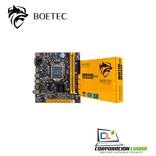 Imagen de MOTHERBOARD BOETEC WH110 DDR4 LGA 1151