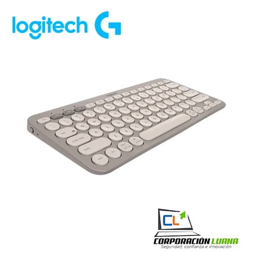 Imagen de TECLADO LOGITECH K380 MULTI DEVICE BLUETOOTH ( 920-011149 ) ALMOND MILK