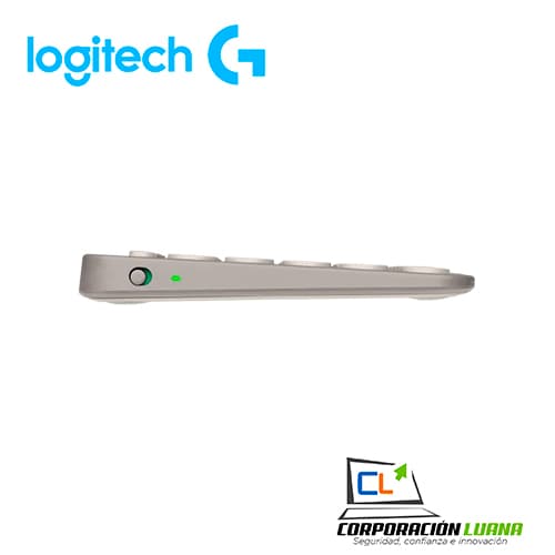 Imagen de TECLADO LOGITECH K380 MULTI DEVICE BLUETOOTH ( 920-011149 ) ALMOND MILK
