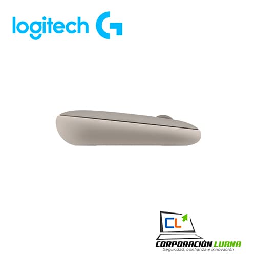 Imagen de MOUSE INALAMBRICO LOGITECH PEBBLE M350 SILENT ( 910-006658 ) ALMOND MILK