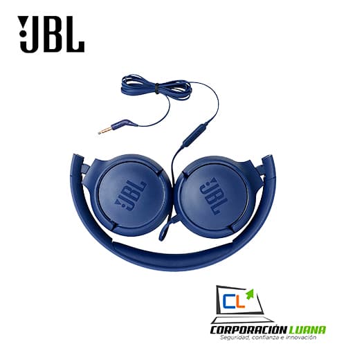 Imagen de AUDIFONOS JBL PURE BASS SOUND ( TUNE500 )  AZUL | JACK 3.5 MM