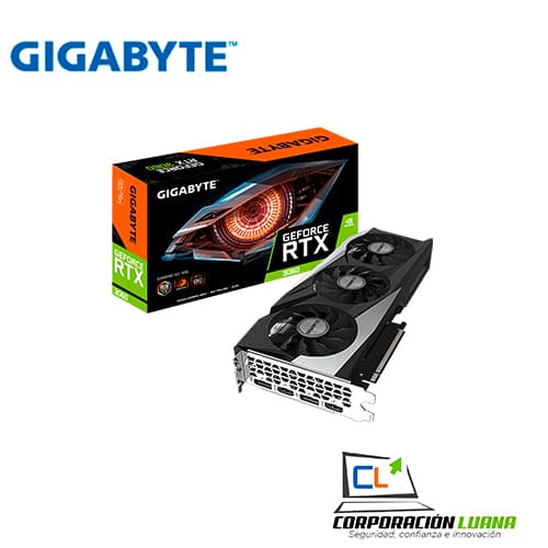 Imagen de TARJETA DE VIDEO GIGABYTE RTX 3060 ( GV-N3060GAMING OC-12GD ) 12GB | GDDR6 - 192BIT | X3 FAN