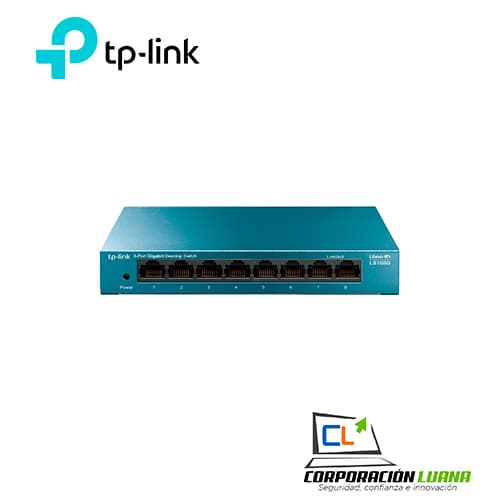 Imagen de SWITCH TP-LINK 8 PUERTOS ( LS108G ) 10/100/1000