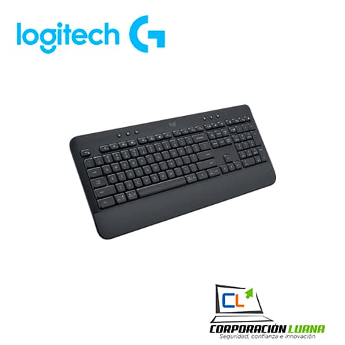 TECLADO INALAMBRICO LOGITECH K650 SP BLACK ( 920-010910 ) P/ SMART TV/ BLUETOOTH