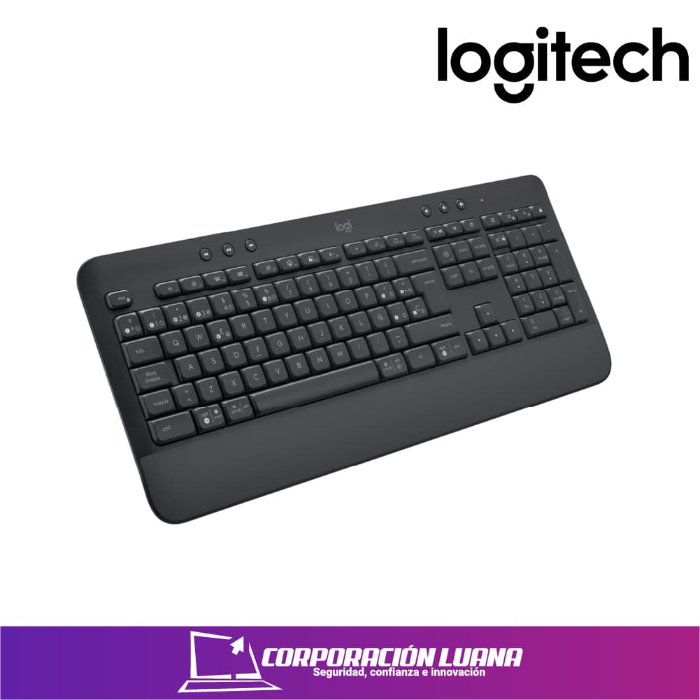 Foto del producto TECLADO INALAMBRICO LOGITECH K650 SP BLACK ( 920-010910 ) P/ SMART TV/ BLUETOOTH