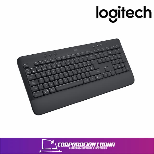 TECLADO INALAMBRICO LOGITECH K650 SP BLACK ( 920-010910 ) P/ SMART TV/ BLUETOOTH