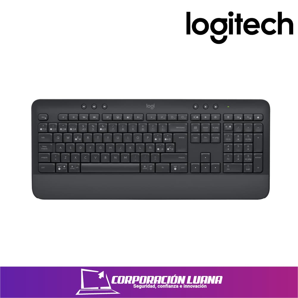 Imagen de TECLADO INALAMBRICO LOGITECH K650 SP BLACK ( 920-010910 ) P/ SMART TV/ BLUETOOTH