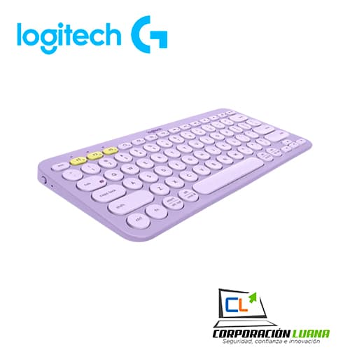 Imagen de TECLADO LOGITECH K380 MULTI DEVICE BLUETOOTH ( 920-011150 ) LAVENDER LEMONADE