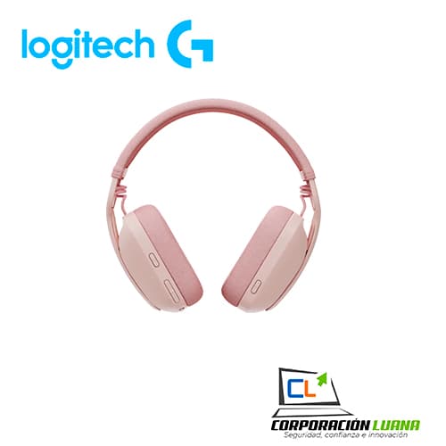 Imagen de AUDIFONOS C/MICROFONO LOGITECH ZONE VIBE 100 ( 981-001223 ) BLUEETOOTH | ROSA