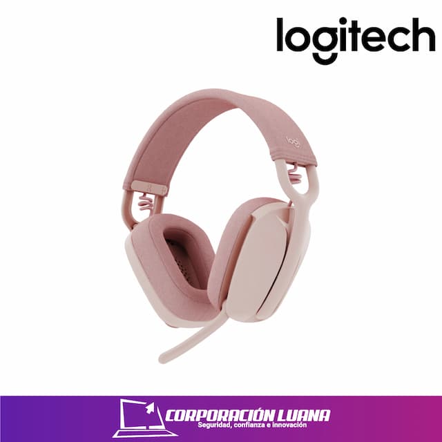 AUDIFONOS C/MICROFONO LOGITECH ZONE VIBE 100 ( 981-001223 ) BLUEETOOTH | ROSA