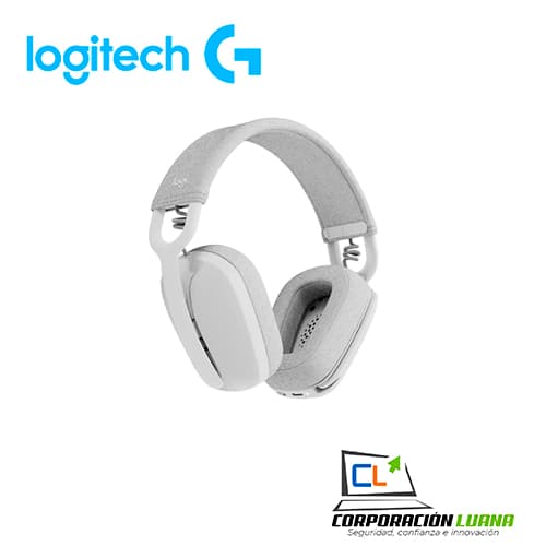 Imagen de AUDIFONOS C/MICROFONO LOGITECH ZONE VIBE 100 ( 981-001218 ) BLUEETOOTH | BLANCO