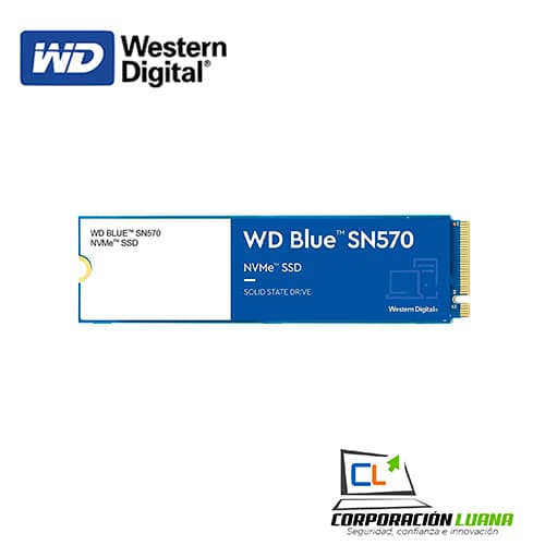 Imagen de SSD M.2 NVME WESTERN DIGITAL BLUE SN570 1TB ( SSDWDS100T3B0C ) PCIE GEN 3.0 X4