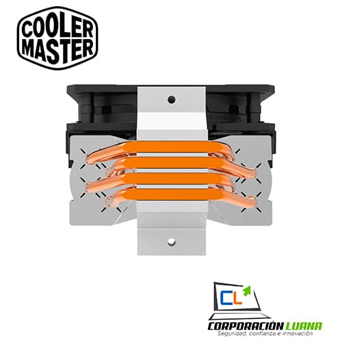 Imagen de COOLER PROCESADOR COOLER MASTER HYPER 212 V2 ( RR-2V2E-18PK-P2 ) NEGRO