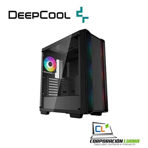 Foto del producto CASE DEEPCOOL ( CC560 A-RGB V2 ) S/FUENTE | 4 FAN ARGB | NEGRO | VIDRIO TEMPLADO