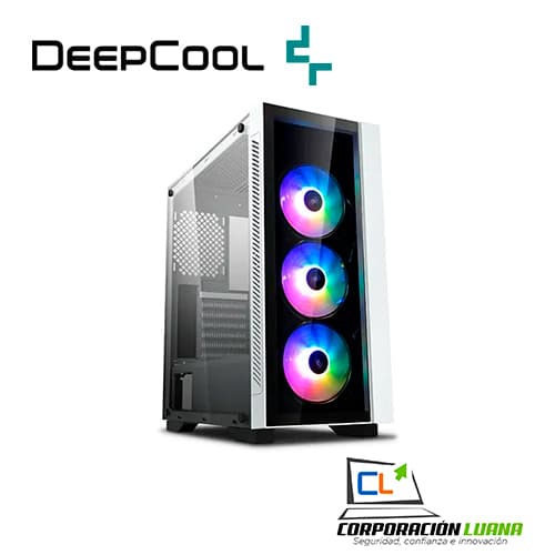 Foto del producto CASE DEEPCOOL MATREXX 55 V3 WH ( DP-ATX-MATREXX55V3-AR-WH-3F ) S/FUENTE | BLANCO | 3 FAN | VIDRIO TEMPLADO