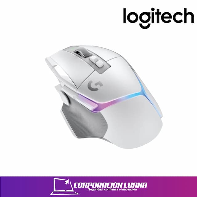 MOUSE GAMER LOGITECH G502 BLANCO X PLUS LIGHTSPEED ( 910-006169 ) WIRELESS | 25K DPI