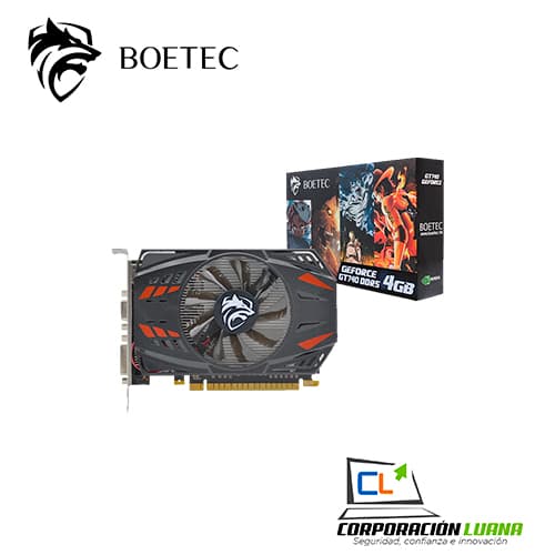 Foto del producto TARJETA DE VIDEO BOETEC GEFORCE ( GT740 ) 4GB | DDR5 | 128 BITS | X1 FAN