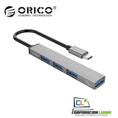 Imagen de HUB TIPO C - USB3.0 *1/ USB2.0 *3 ( AH-13 )