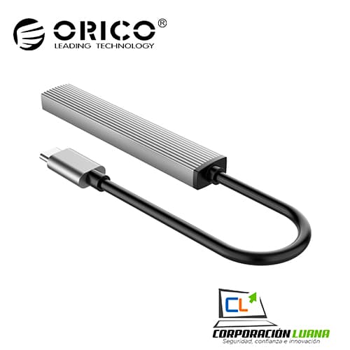 Imagen de HUB TIPO C - USB3.0 *1/ USB2.0 *3 ( AH-13 )