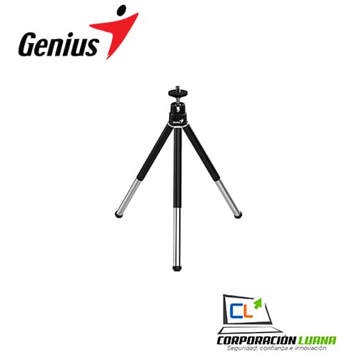 Foto del producto TRIPODE PARA CAMARA WEB GENIUS ( 31250016400 ) BLACK / SILVER | 25.1 CM