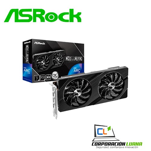 Imagen de TARJETA DE VIDEO ASROCK INTEL ARC A750 CHALLENGER (ARC-A750 ) 8GB