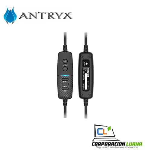 Imagen de AUDIFONOS C/MICROFONO ANTRYX RAIDER ( AGH-7500K7RV ) NEGRO | 7.1 | ADAP. USB - TIPO C