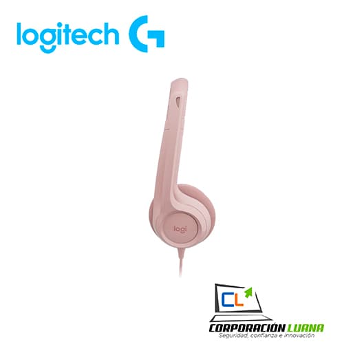 Imagen de AUDIFONOS C/MICROFONO LOGITECH H390 ( 981-001280 ) CANCELLING ROSE