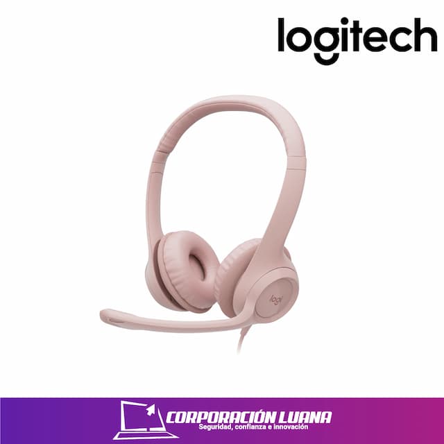 AUDIFONOS C/MICROFONO LOGITECH H390 ( 981-001280 ) CANCELLING ROSE