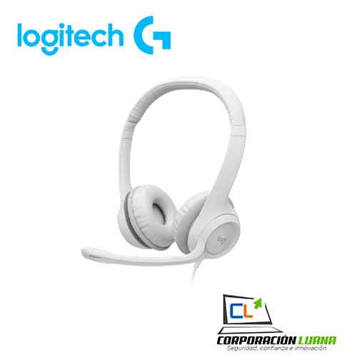 AUDIFONOS C/MICROFONO LOGITECH H390 ( 981-001285 ) CANCELLING WHITE