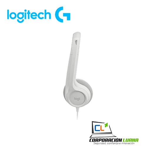 Imagen de AUDIFONOS C/MICROFONO LOGITECH H390 ( 981-001285 ) CANCELLING WHITE