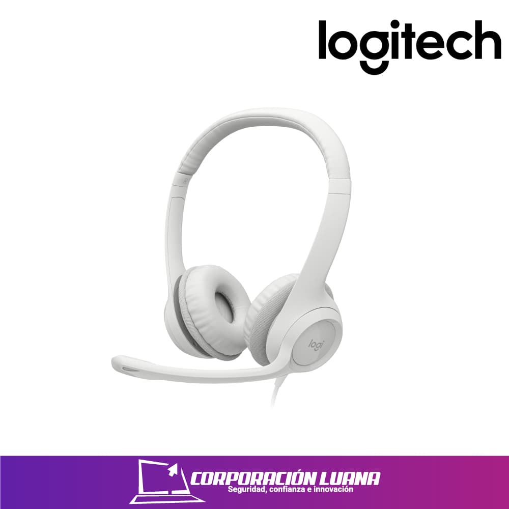 Foto del producto AUDIFONOS C/MICROFONO LOGITECH H390 ( 981-001285 ) CANCELLING WHITE
