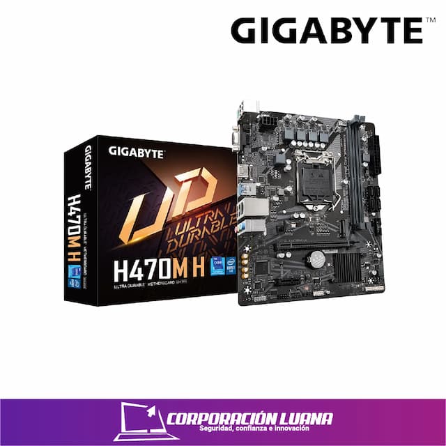 MOTHERBOARD GIGABYTE H470M H ( H470M-H ) DDR4 | LGA1200